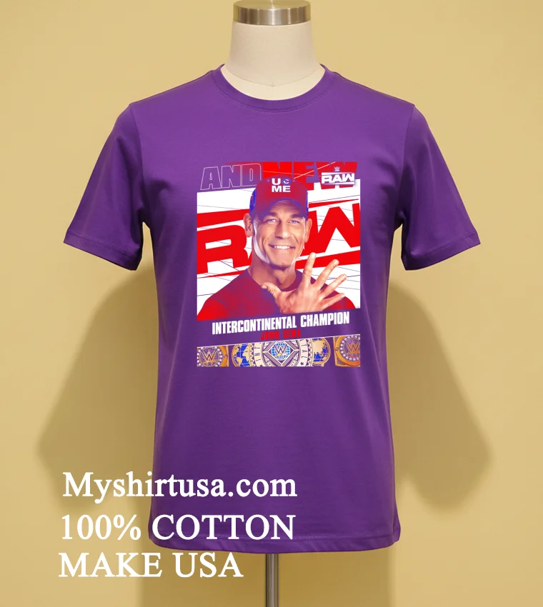 Intercontinental Champion John Cena Wwe 2025 Shirt Purple Shirt