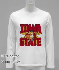 Iowa State Cyclones Basketball Mascot Shirt