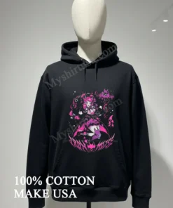 Ironmouse V Tuber Anime Girl Pink Aesthetic funny america t-shirts