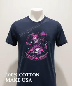 Ironmouse V Tuber Anime Girl Pink Aesthetic funny america t-shirts