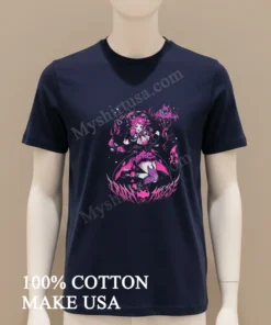 Ironmouse V Tuber Anime Girl Pink Aesthetic funny america t-shirts