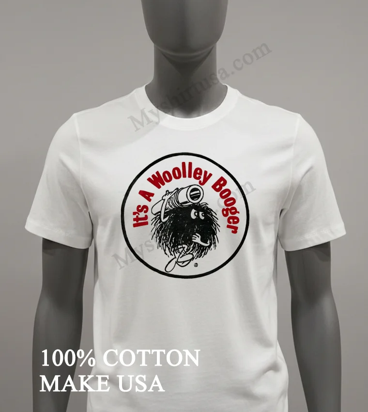 Its A Woolley Booger Black Fuzzy Character Vintage Shirt White T Shirt 2