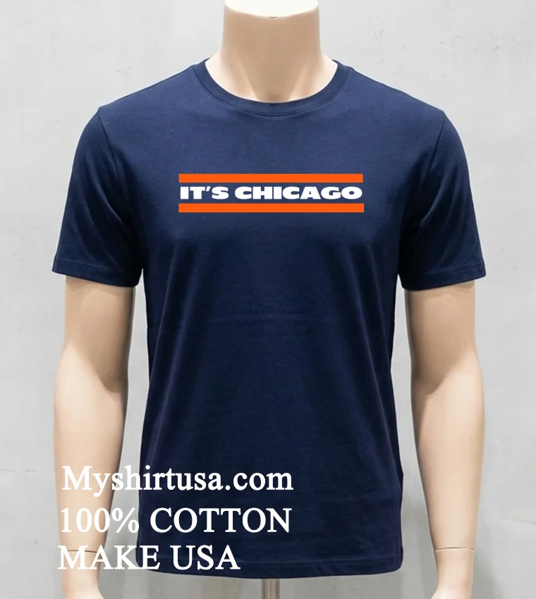 Its Chicago Bears Shirt Navy Shirt