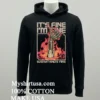 Its Fine Im Fine Everythings Fine Robot Hand Shirt Balck Shirt