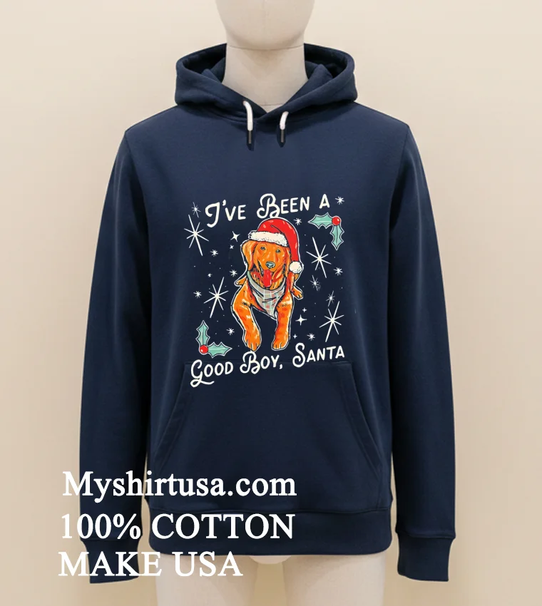 Ive Been A Good Boy Santa 2024 Shirt Navy Shirt 1