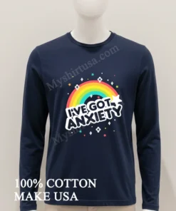 I Ve Got Anxiety Rainbow Stars Sparkle Colorful Graphic funny america t-shirts