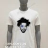 J Cole Blue Star Face Signature Graphic Music Rap Shirt White T Shirt 1