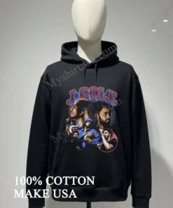 J Cole Collage Rap Artist Portrait funny america t-shirts