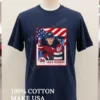 Jack Hughes 86 New Jersey Hockey American Flag Shirt Navy Shirt 1