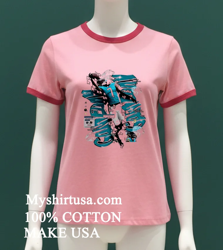 Jacksonville Jaguars Brian Thomas Jr Graphic Art Shirt Pink T Shirt