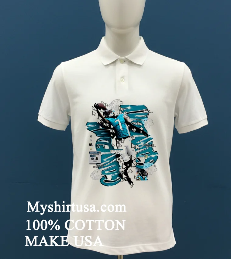 Jacksonville Jaguars Brian Thomas Jr Graphic Art Shirt - white-t-shirt Jacksonville Jaguars Brian Thomas Jr Graphic Art Shirt White T Shirt 1