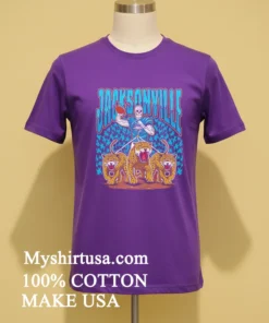 Jacksonville Jaguars Skeleton Player Leading Jaguars Shirt