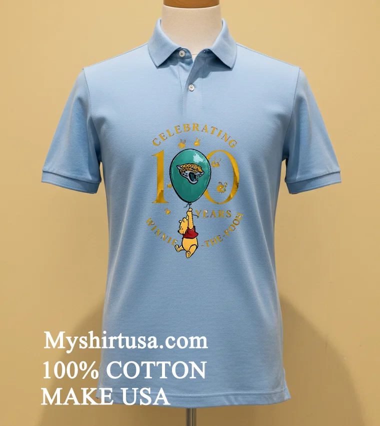 Jacksonville Jaguars X Winnie The Pooh 100th Anniversary Shirt Blue Shirt