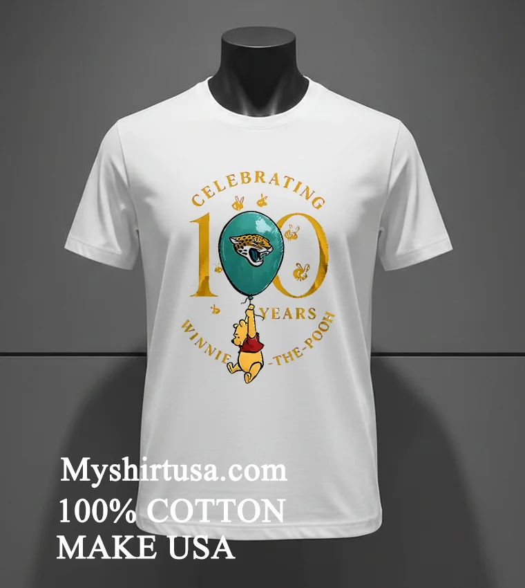 Jacksonville Jaguars X Winnie The Pooh 100th Anniversary Shirt White T Shirt 2