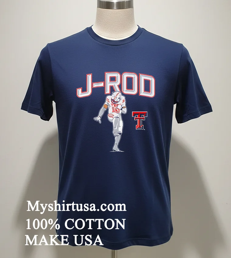 Jacob Rodriguez J Rod Texas Tech Football Small Shirt Navy Shirt 1