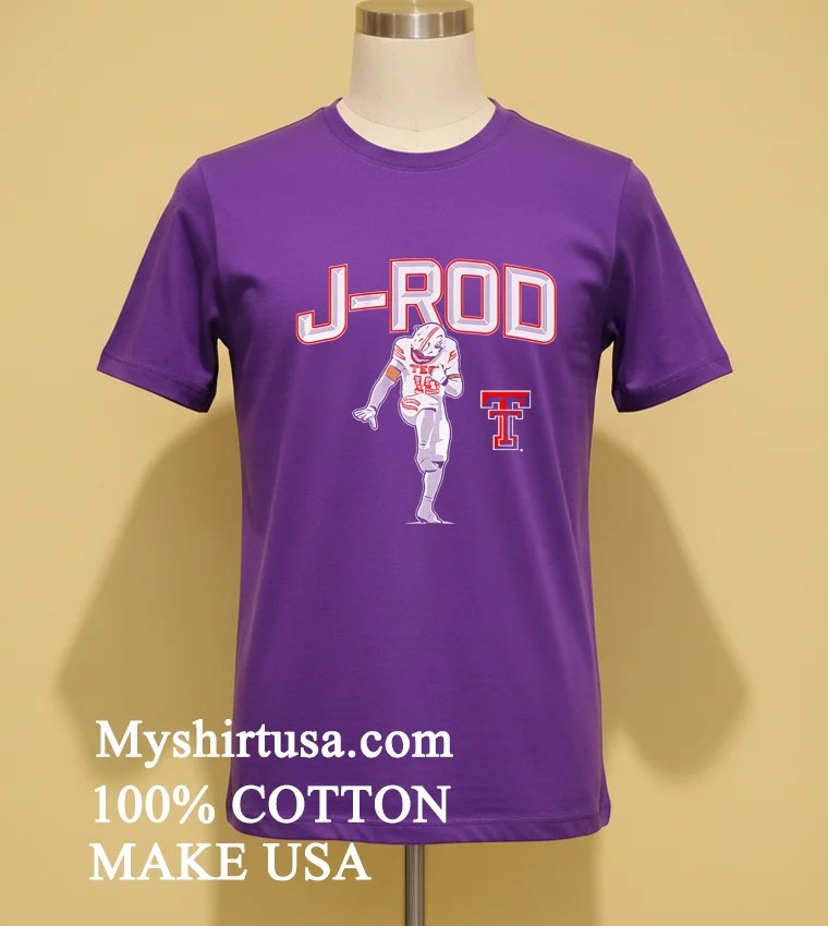 Jacob Rodriguez J Rod Texas Tech Football Small Shirt Purple Shirt