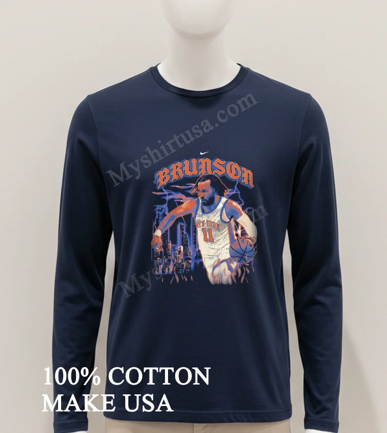 Jalen Brunson New York Knicks Basketball funny america t-shirts - hoodie-shirt Jalen Brunson New York Knicks Basketball Shirt Hoodie Shirt 1