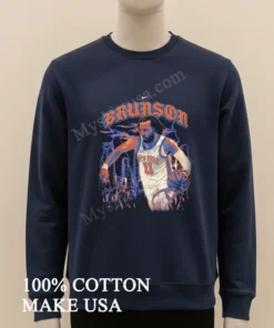 Jalen Brunson New York Knicks Basketball funny america t-shirts