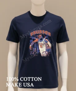 Jalen Brunson New York Knicks Basketball funny america t-shirts