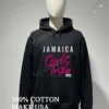 Jamaica Girls Trip 2022 Pink Script Typography Shirt Hoodie Shirt