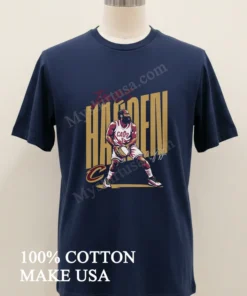 James Harden Cleveland Cavaliers Basketball Signature Graphic funny america t-shirts