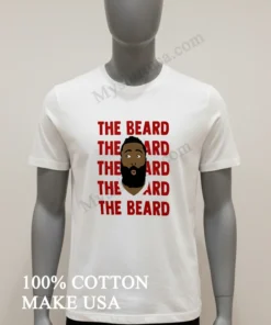James Harden The Beard Repeat funny america t-shirts