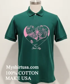 Jane And Lily Heart Hockey Shirt