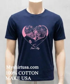 Jane And Lily Heart Hockey Shirt