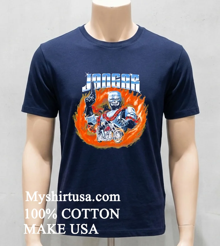 Jangar Robocop Burning Shirt Navy Shirt