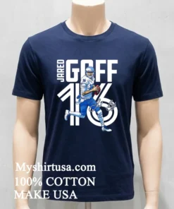 Jared Goff Detroit Lions Nfl Player Shirt