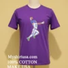 Jaxon Smith Njigba Seahawks Slam Dunk Touchdown Celebration Shirt Purple Shirt