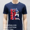 Jaxson Dart Ole Miss Rebels Football Player Shirt Navy Shirt