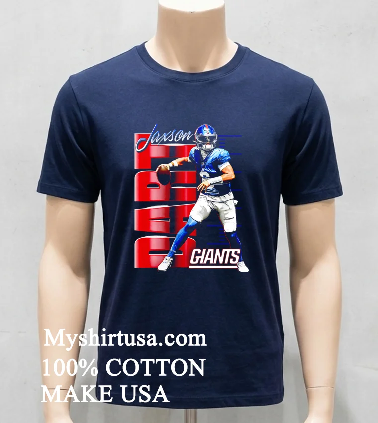 Jaxson Dart Ole Miss Rebels Football Player Shirt - navy-shirt Jaxson Dart Ole Miss Rebels Football Player Shirt Navy Shirt
