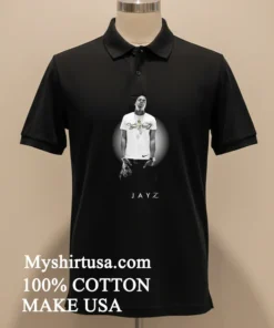 Jay Z Black And White Portrait Toukaine Thug funny america t-shirts