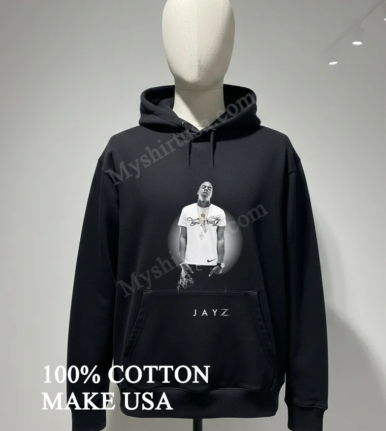 Jay Z Black And White Portrait Toukaine Thug Shirt Hoodie Shirt