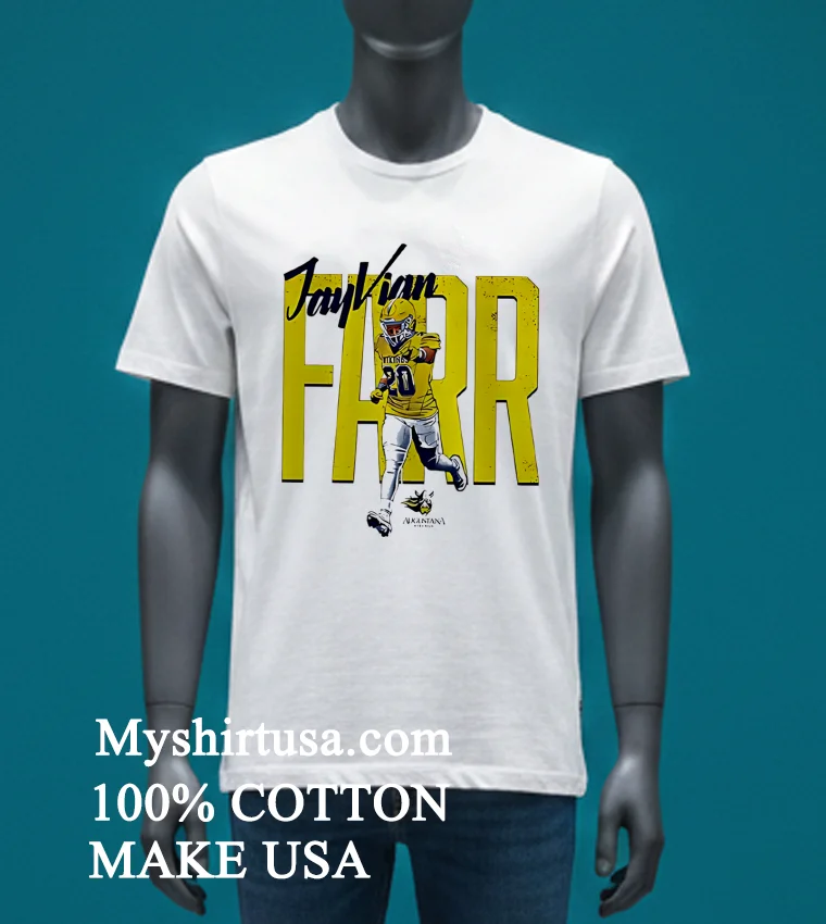 Jayvian Farr Au Football Ncaa Caricature Shirt White T Shirt 3