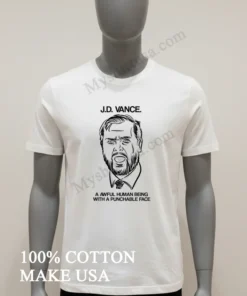 Jd Vance An Awful Human Being With A Punchable Face funny america t-shirts