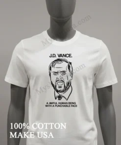 Jd Vance An Awful Human Being With A Punchable Face funny america t-shirts
