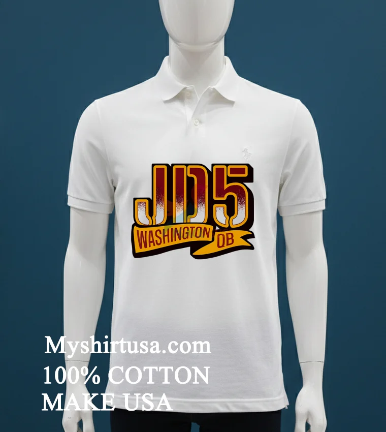 Jd5 Jayden Daniels Washington Commanders Qb Shirt - white-t-shirt Jd5 Jayden Daniels Washington Commanders Qb Shirt White T Shirt