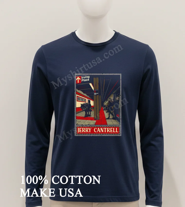 Jerry Cantrell Tonight Poster At Irving Plaza In New York Ny On February 5th 2025 Shirt Hoodie Shirt