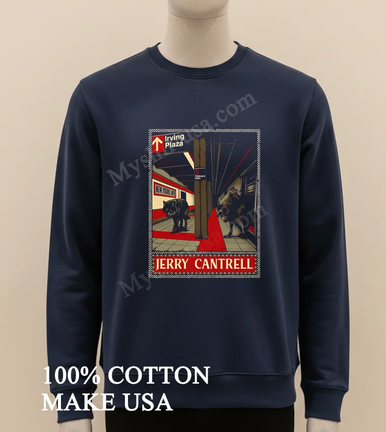Jerry Cantrell Tonight Poster At Irving Plaza In New York Ny On February 5Th 2025 funny america t-shirts - long sleve shirt Jerry Cantrell Tonight Poster At Irving Plaza In New York Ny On February 5th 2025 Shirt Long Sleve Shirt