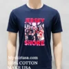Jersey Shore Cast Group Photo With Pink Glitter Text Shirt Navy Shirt