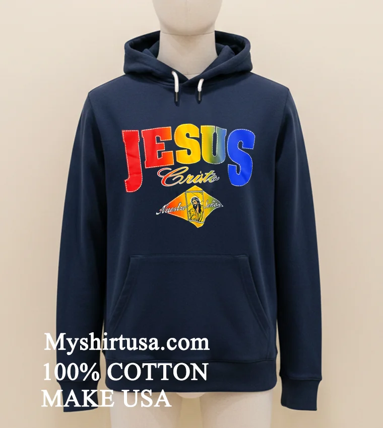 Jesus Cristo Nuestro Señor Shirt - navy-shirt Jesus Cristo Nuestro Senor Shirt Navy Shirt 1