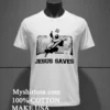 Jesus Saves Soccer Ringer Shirt White T Shirt 2