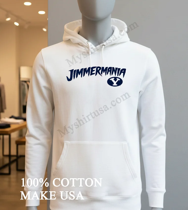 Jimmermania Brigham Young University Cougars Logo Athletic Shirt Hoodie Shirt