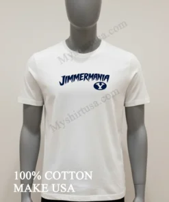 Jimmermania Brigham Young University Cougars Logo Athletic funny america t-shirts
