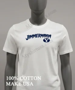 Jimmermania Brigham Young University Cougars Logo Athletic funny america t-shirts