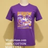 Joe Burrow Louisiana State University Graphic Shirt Purple Shirt