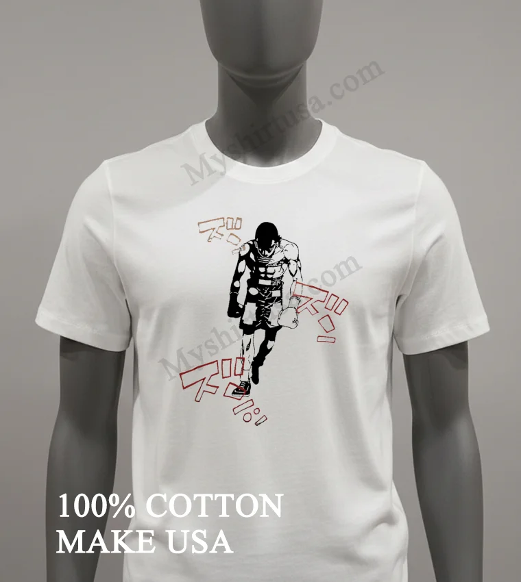 Joe Yabuki Ashita No Joe Boxing Manga funny america t-shirts - white-t-shirt Joe Yabuki Ashita No Joe Boxing Manga Shirt White T Shirt 2