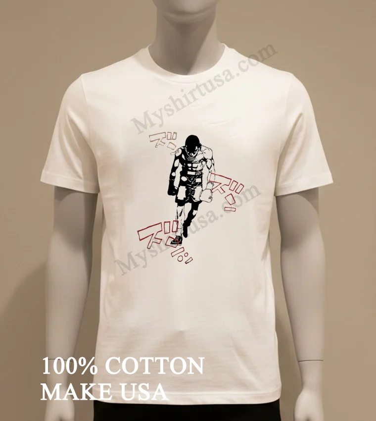 Joe Yabuki Ashita No Joe Boxing Manga Shirt White T Shirt